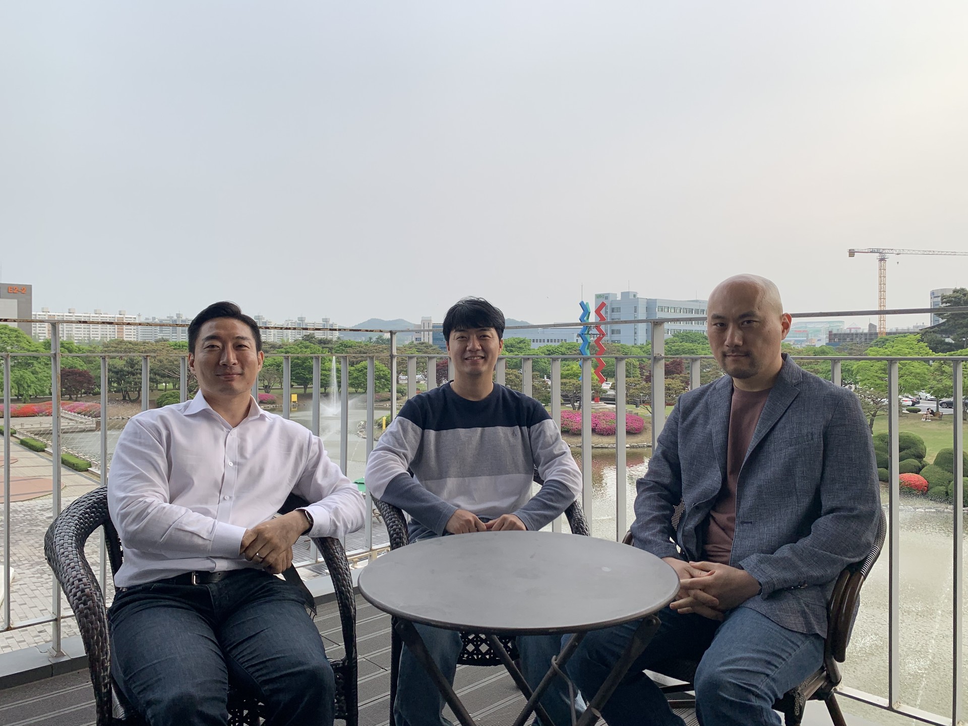 왼쪽부터 최윤섭, 엄태웅, 권창현 작가 (©김서경 기자)